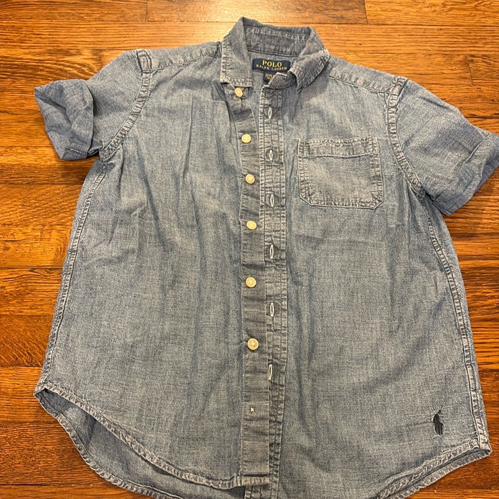 Hardly used EUC. Just in storage. Blue denim Color light weight.